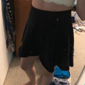Black Skater Skirt